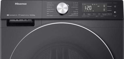 HISENSE WD5S1045BB mosó- és szárítógép 10,5/6 kg, 1400 fordulat