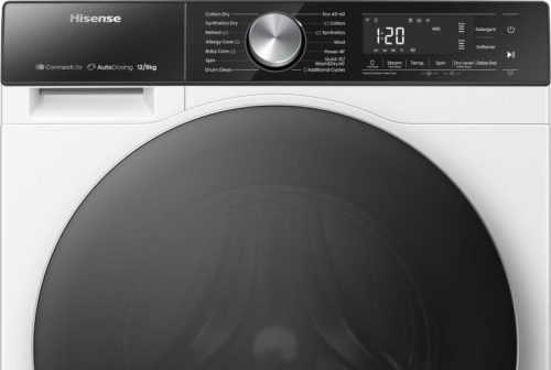 HISENSE WD5S1245BW mosó- és szárítógép 12/8 kg, 1400 fordulat