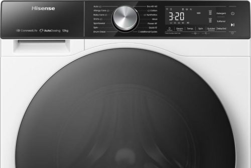 HISENSE WF5S1245BW elöltöltős mosógép, 12 kg, 1400 fordulat