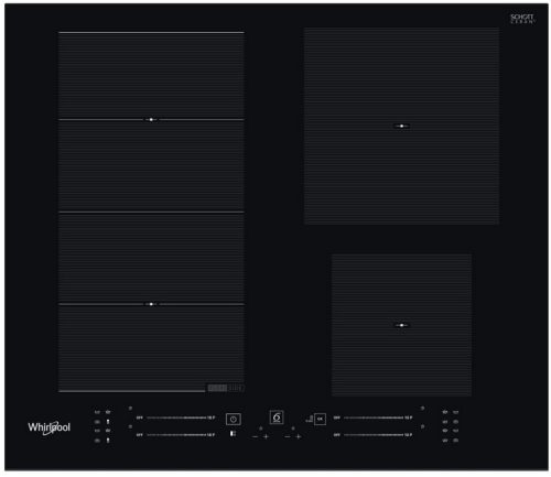 WHIRLPOOL WF S4160 BF indukciós főzőlap zónánkénti premium slider vezérlésű