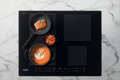 WHIRLPOOL WF S4160 BF indukciós főzőlap zónánkénti premium slider vezérlésű