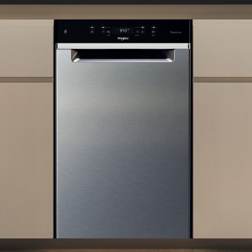 WHIRLPOOL WH3UC10BS7A0X mosogatógép beépíthető 10 teríték keskeny