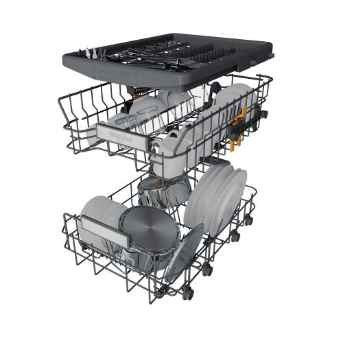 WHIRLPOOL WH6FB10BS7A0X keskeny mosogatógép