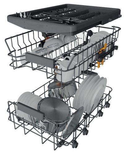 WHIRLPOOL WH6PC11BS7A0 keskeny beépíthető mosogatógép