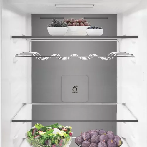 Whirlpool WHK 26413 XBR6EA1 Dual NoFrost kombinált hűtőszekrény, 415 l, C energiaosztály, Manhattan szürke