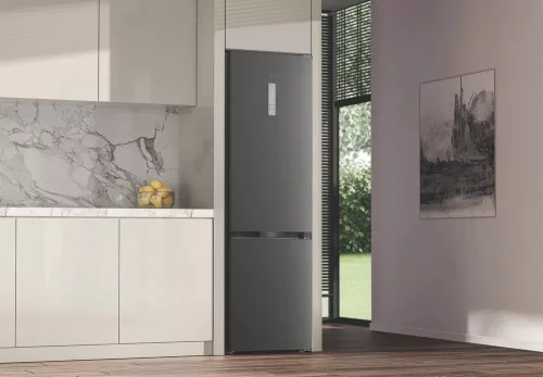 Whirlpool WHK 26413 XBR6EA1 Dual NoFrost kombinált hűtőszekrény, 415 l, C energiaosztály, Manhattan szürke