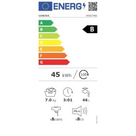 GORENJE WNEI74BS elöltöltős mosógép