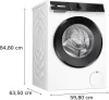 Bosch WNG25401BY Serie 6 mosó-szárítógép, 10,5 kg mosási és 6 kg szárítási kapacitással