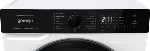 Gorenje WNHA74SASEU keskeny elöltöltős mosógép, 7 kg, 1400 ford./perc, A energiaosztály, gőzfunkció