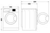 WHIRLPOOL WRBSB 6249 S EU keskeny elöltöltős mosógép