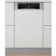 WHIRLPOOL WSBC 3M27 X mosogatógép beépíthető 10 teríték keskeny