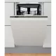 WHIRLPOOL WSIO 3O34 PFE X beépíthető mosogatógép 10 teríték