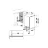 WHIRLPOOL WSIO 3O34 PFE X beépíthető mosogatógép 10 teríték