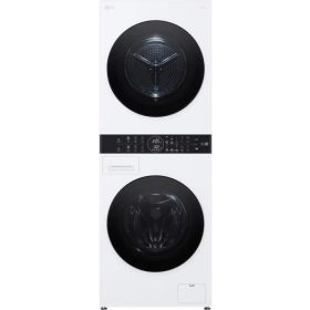   LG WT1210WWF WashTower™, 12/10 kg, max. 1400 ford./perc, Steam™, TurboWash™360, Automatikus kondenzátortisztítás és ThinQ™ WiFi funkció