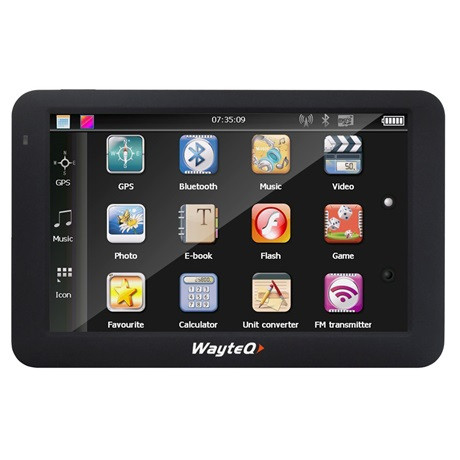 WAYTEQ X985BT GPS navigáció