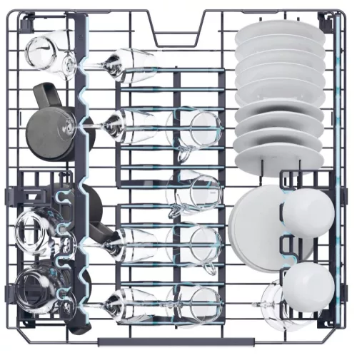 Haier XF 4A4M4PX szabadonálló mosogatógép, A energiaosztály, 10 program, inverter motor, alacsony zajszint