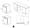 HAIER XI 6C4S3FSB beépíthető mosogatógép, 16 teríték, 10 program, C energiaosztály