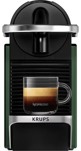 KRUPS XN306310 Nespresso Pixie Redesign kapszulás kávéfőző sötétzöld 19 bar, 0,7 l víztartály