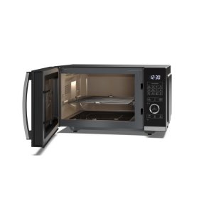   SHARP YC-QG254AEB 25L, forgótányér nélküli, síkágyas, grilles mikrohullámú sütő