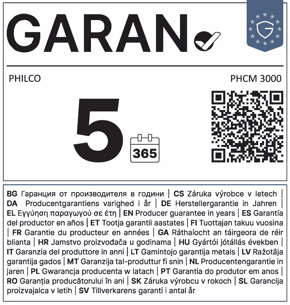 PHCM3000 GARAN